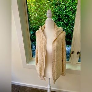 American Eagle Crochet Cardigan Hoodie